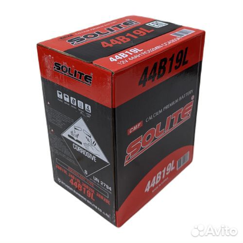 Аккумулятор Solite 44B19L (44Ач, 350А)