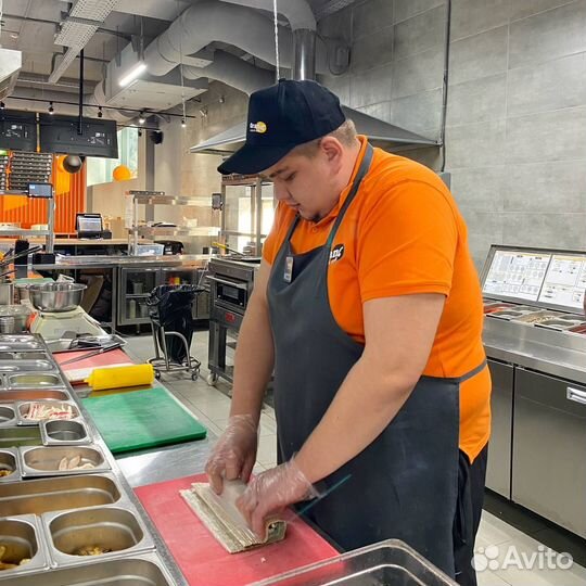 Повар сушист без опыта