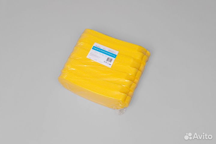 601-625 Однораз. тапочки one size 25пар ппэ желтый