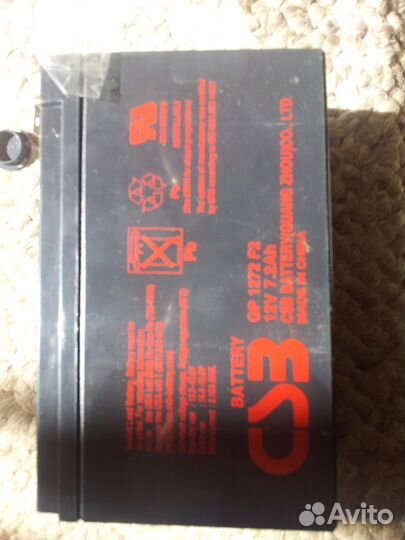 Батарея от ибп CSB GP 1272 F2, дохлая