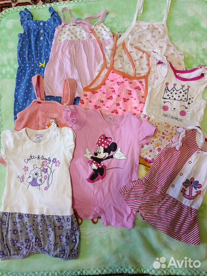 Детские бодики и песочники