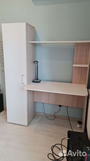 Стол ученический со шкафом