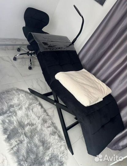 Кушетка анатомическая Квадрат с регулировками изголовья и ног