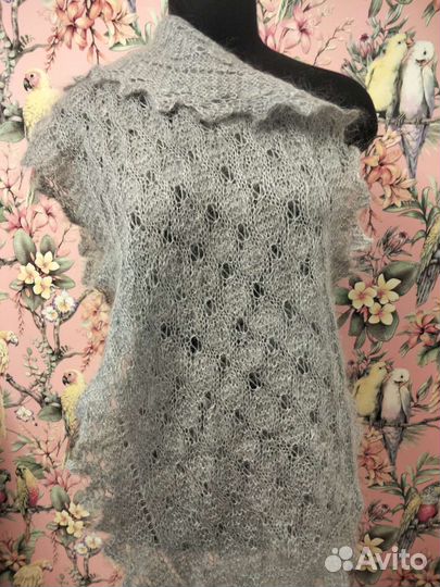 Палантин пуховый