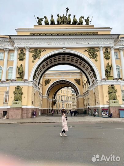 Пуховик зимний длинный женский 42