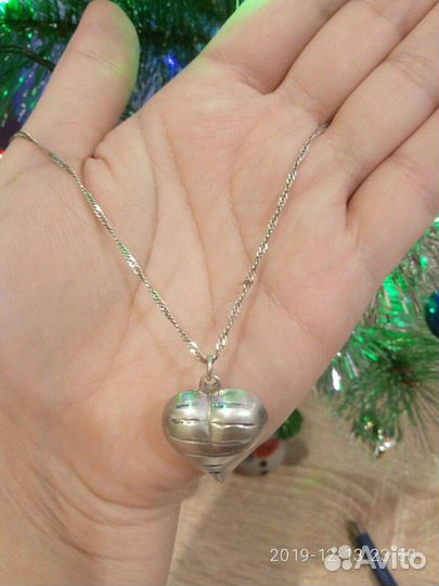 Кулон сердечко