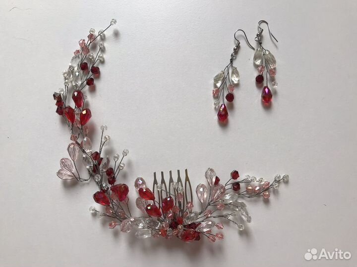 Свадебные аксессуары набор, комплект украшений