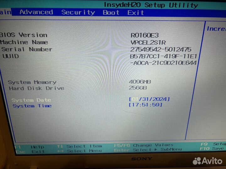Ноутьук sony vpcel2S1R