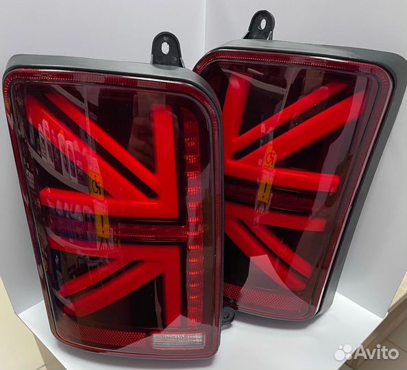 Задние LED фонари Нива 2121 Британия (красные)