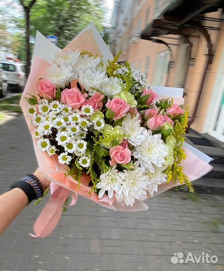 Цветы букеты ромашки