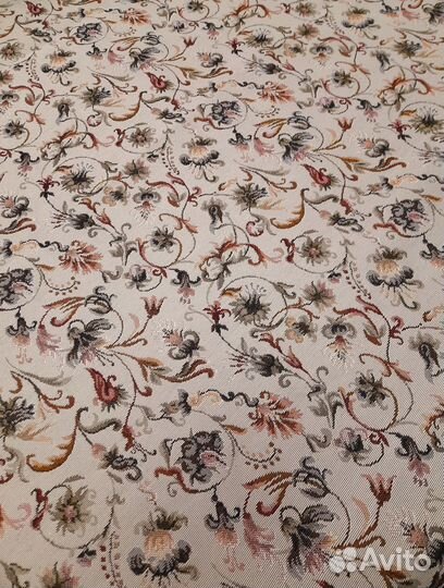 Ткань гобелен Английские Цветы с хлопком (вид5)