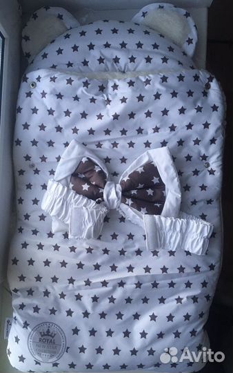 Конверт на выписку на овчине