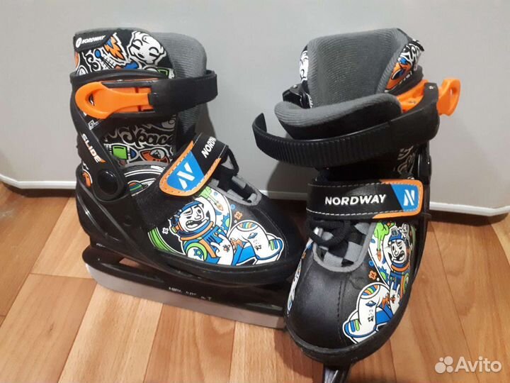 Коньки детские раздвижные