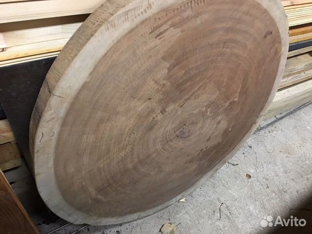 Спил ствола красного дерева из Бразилии