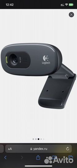 Веб-камера Logitech HD Webcam C270, black