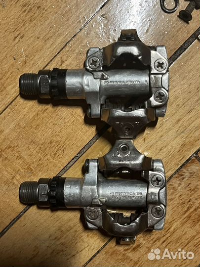 Педали Shimano PD-M520 + шипы