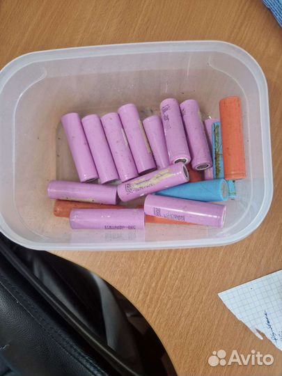 Аккумулятор 18650 Samsung, sanyo