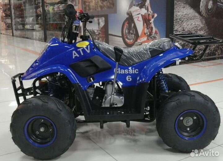 Квадроцикл Авантис Классик Classic 6 110cc Синий