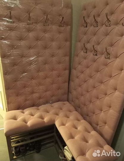 Стеновая панель (прихожая) с каретной стяжкой