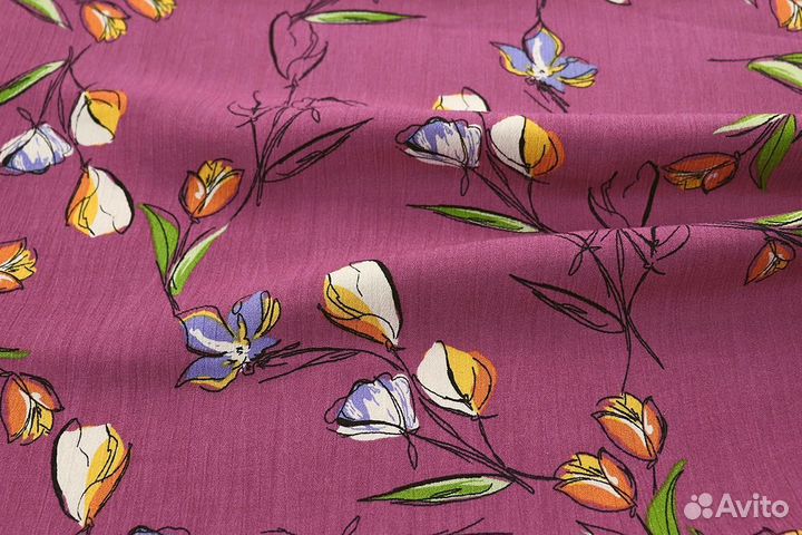 Штапель разный, отрезом