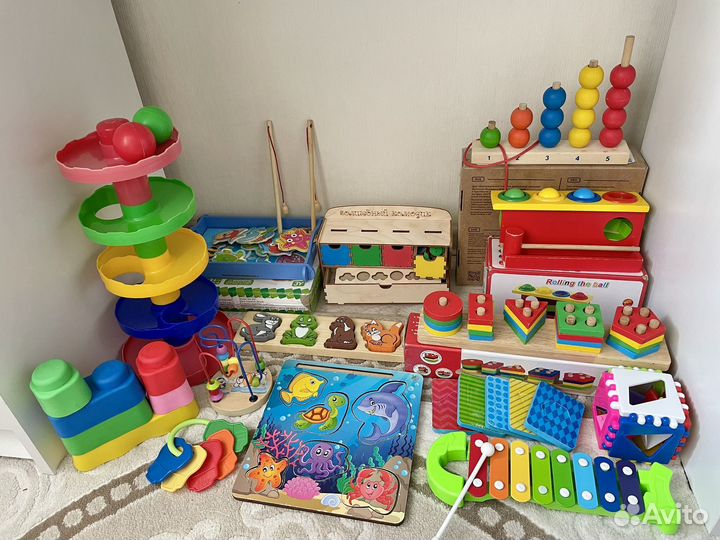 Развивающие игрушки пакетом