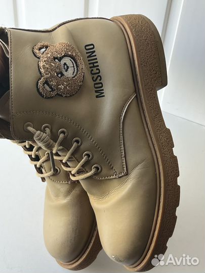 Утепленные ботинки moschino