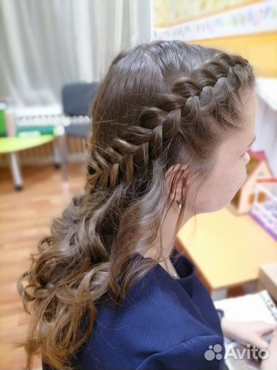 Плетение кос, брейды без материала