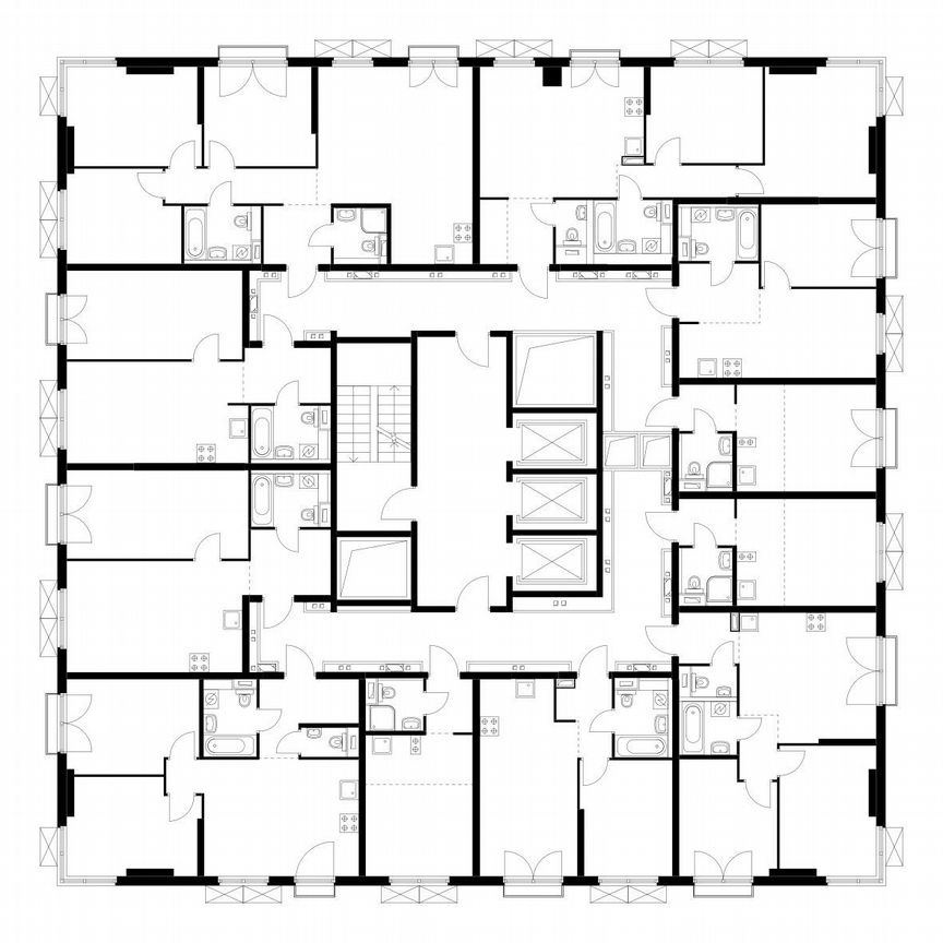 2-к. квартира, 59,3 м², 17/23 эт.