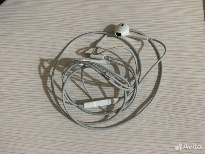 Наушники apple earpods lightning оригинал