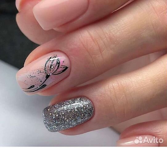 Акрил наращивание. Маникюр,покрытие гель-лаком