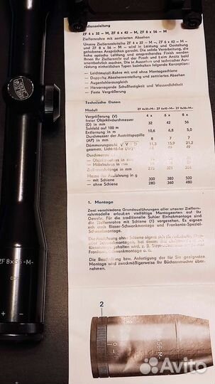 Оптический прицел carl zeiss 8x56