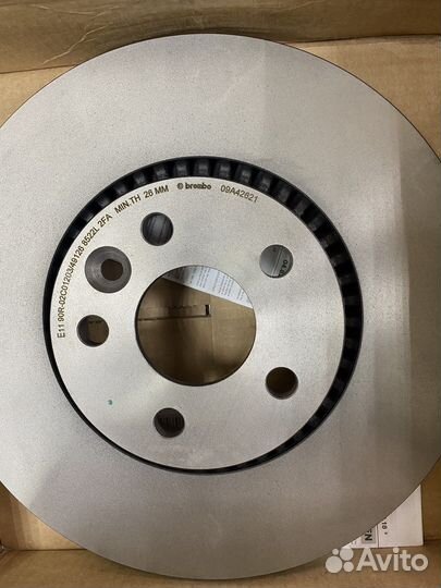 Передние тормозные диски volvo