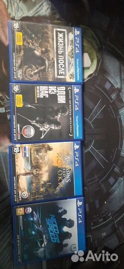 Sony playstation 4 slim 1tb с играми, 3 геймпадами