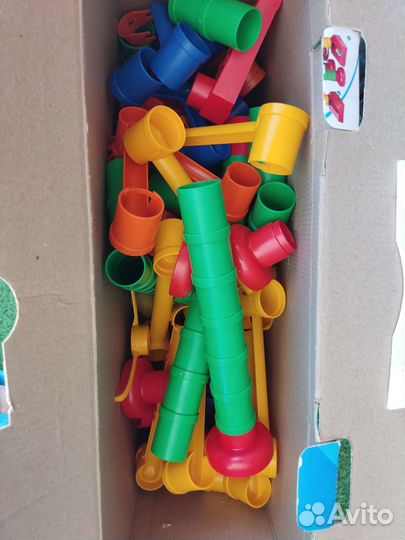 Конструктор веселые горки Bauer, 145 деталей