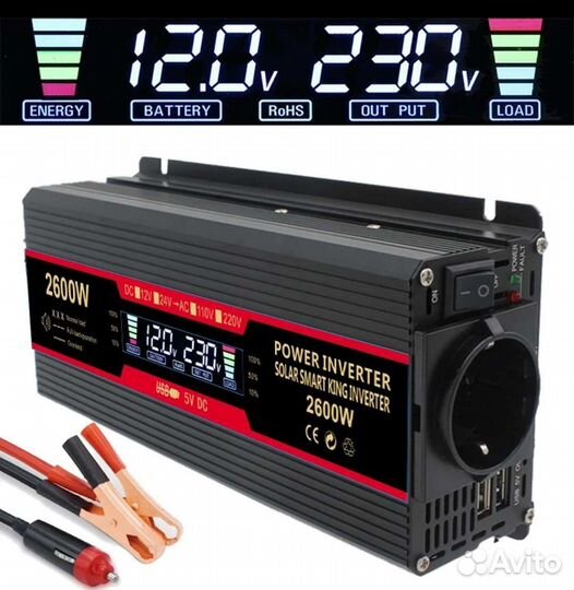 Z22 2600w Автомобильный инвертор модифицированный