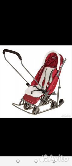Детские санки коляска