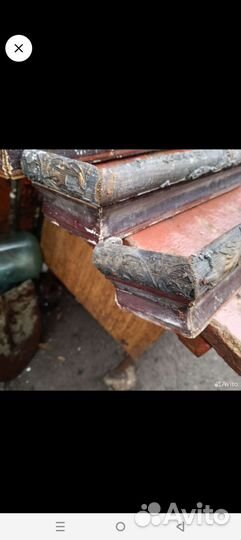 Карниз деревянный старинный