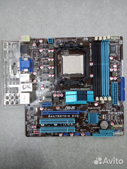 Материнская плата mATX SAM3 asus M4A785TD-M EVO