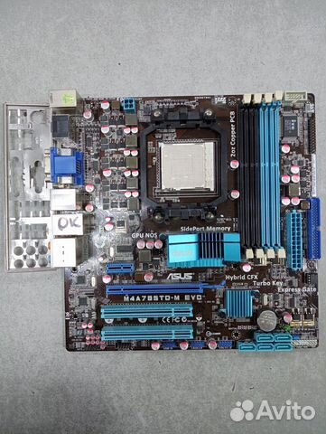 Материнская плата mATX SAM3 asus M4A785TD-M EVO