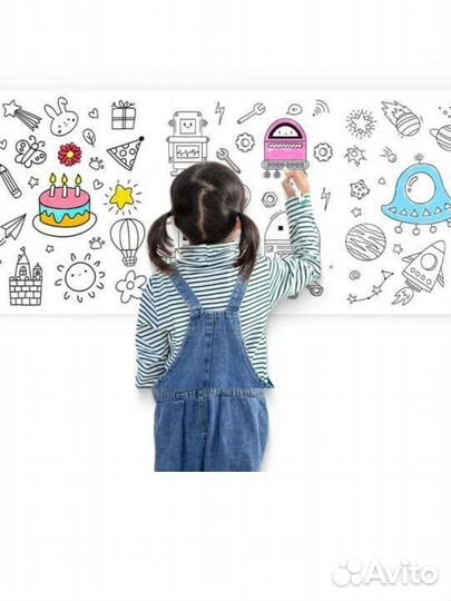 Раскраска-Рулон Children Grsffeti Scroll 3m