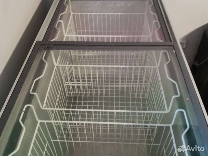 Морозильный ларь со стеклом