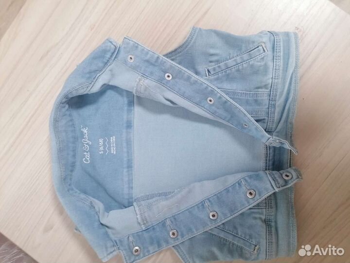 Джинсовая жилетка Cat&gack