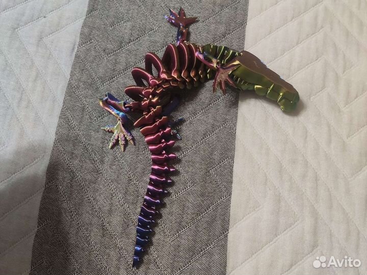 Крокодил подвижный, скелетон