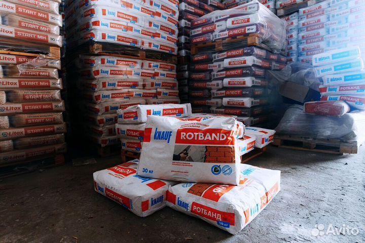 Штукатурка гипсовая knauf ротбанд 10 кг