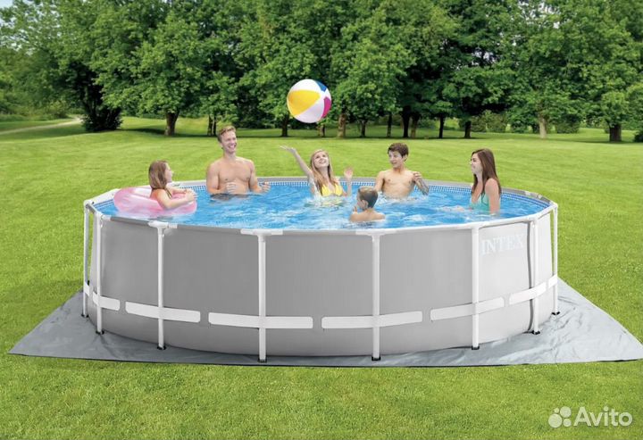 Каркасный бассейн огромный