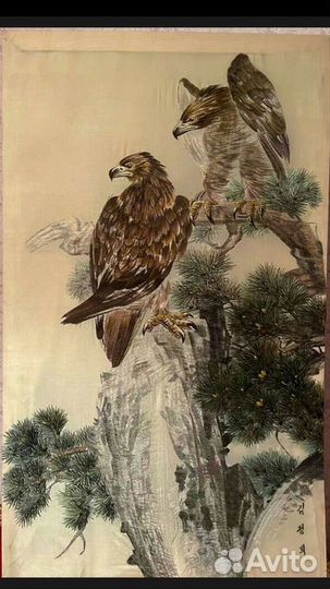 Картина. Вышивка шёлком