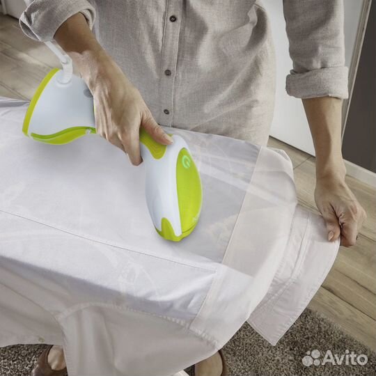 Отпариватель ручной Kitfort кт-9107 1200Вт белый/салатовый