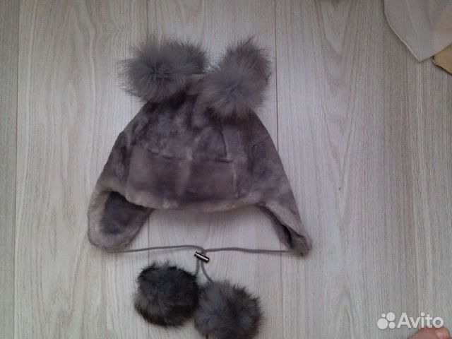 Шапка зимняя для девочки 54 56