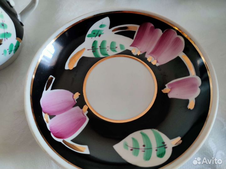 Сервизы чайные Тюльпан, Ситец, Вербилки, Дулево