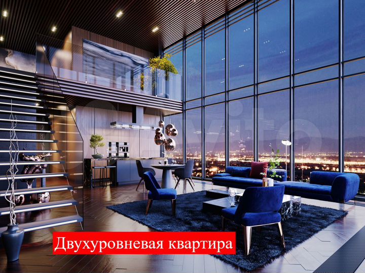 3-к. квартира, 116,5 м², 21/22 эт.